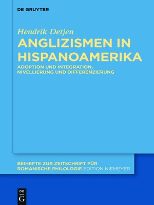 cover image of Anglizismen in Hispanoamerika